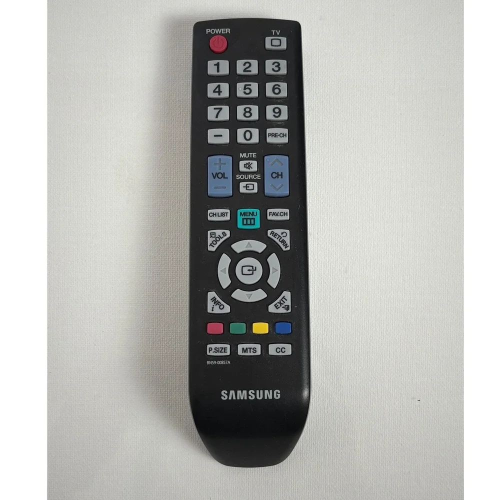 Samsung BN59-00857A TV Remote Control‎ Black TESTED DD-12267